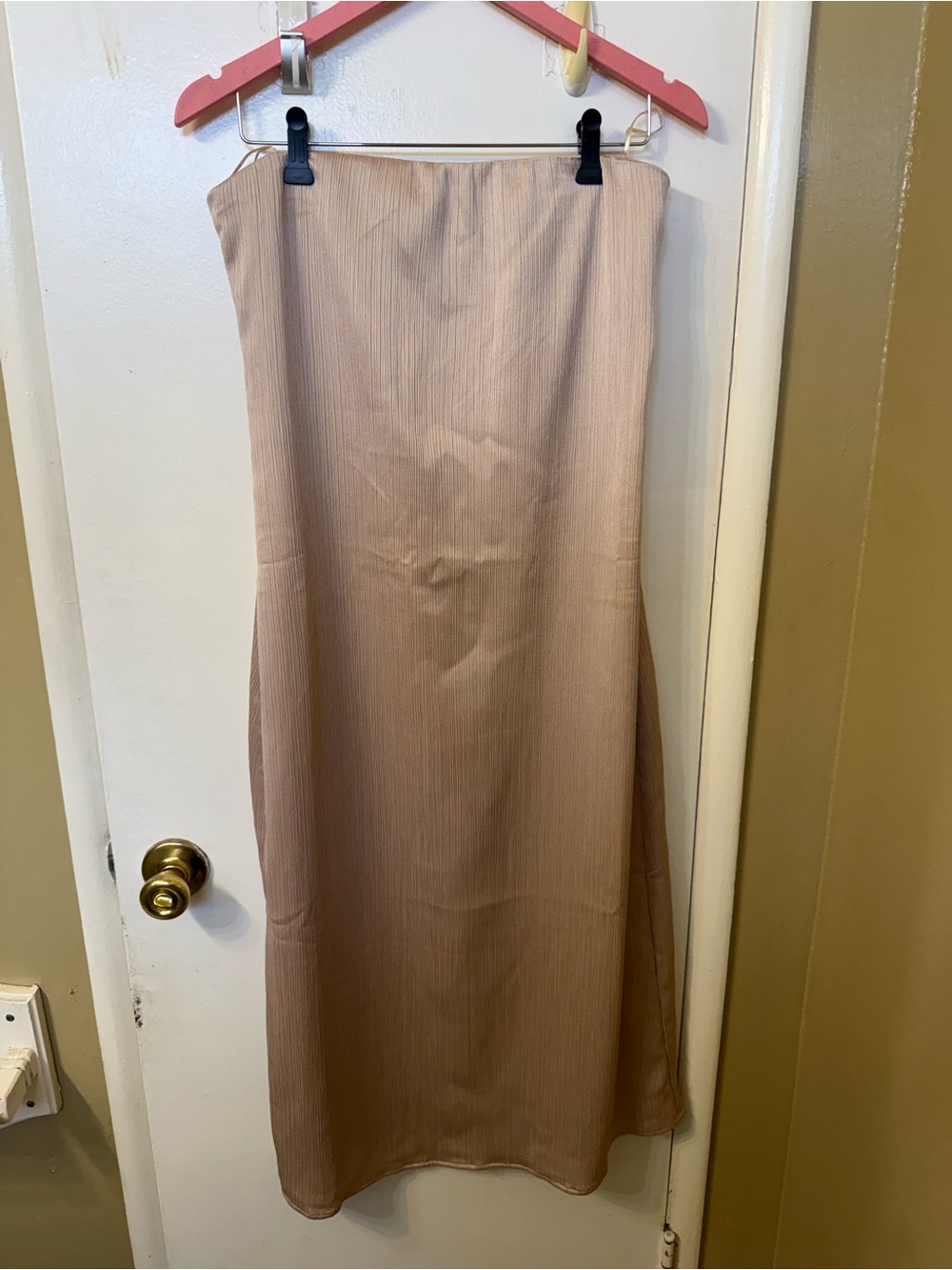 Camila Coelho Dusty Pink Maxi Slip Dress